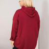 Kesi naiste kapuutsiga viskoospusa triipudega - Thumbnail Image 35