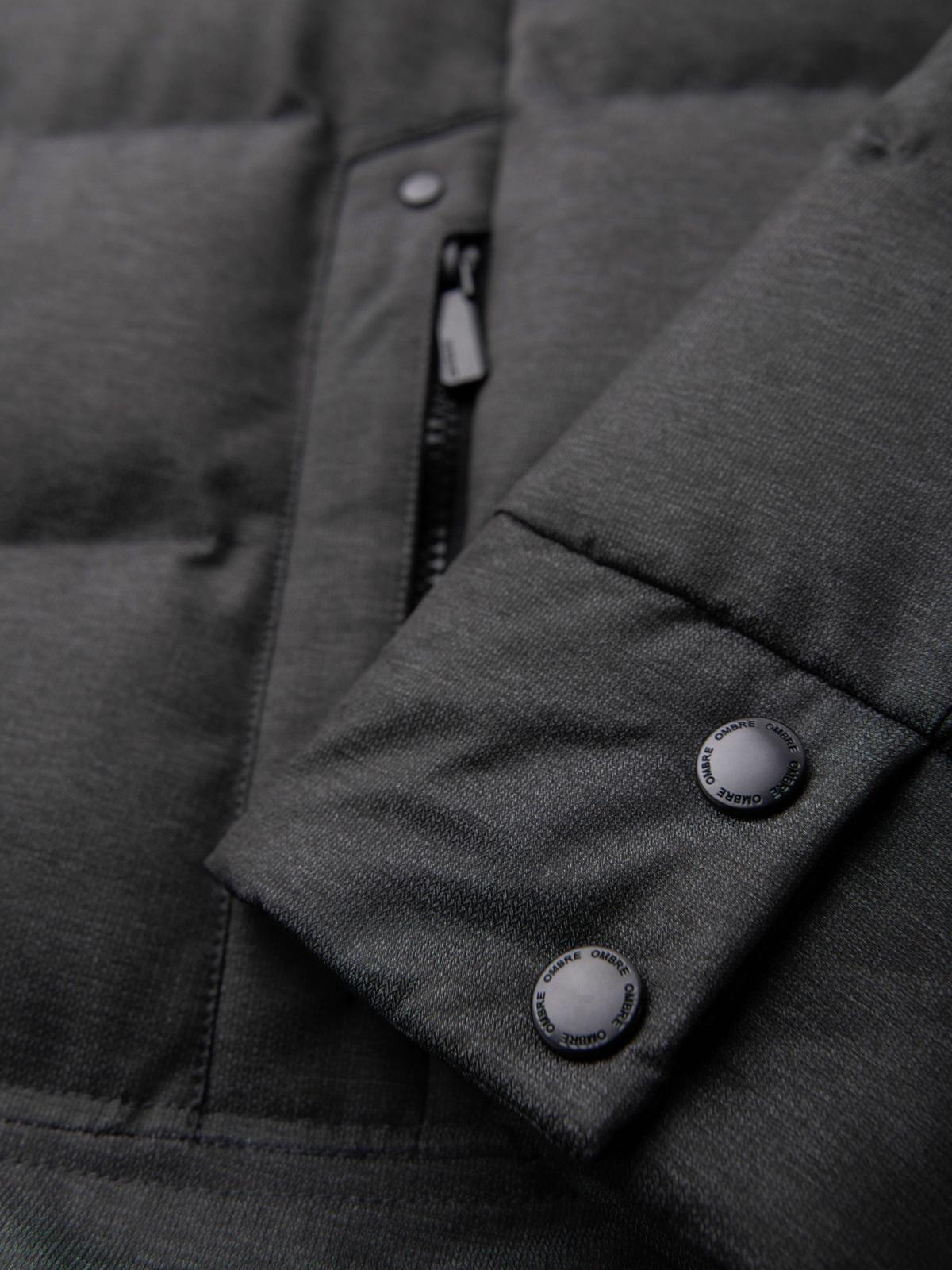 Ombre Clothing meeste kapuutsiga tepitud pikem jope - Image 21