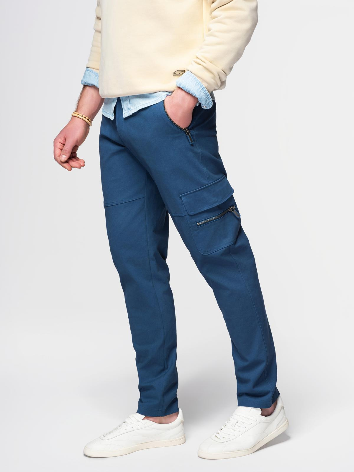 Ombre Clothing meeste cargopüksid lukuga taskutega - Image 1