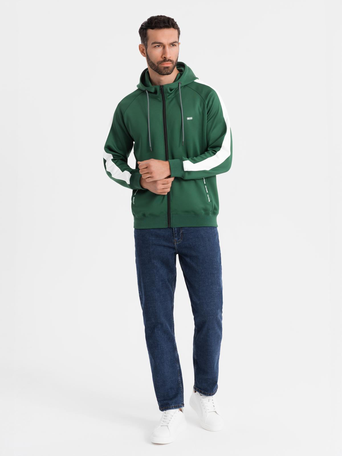 Ombre Clothing meeste lukuga pusa püstkrae ja triipudega - Image 54