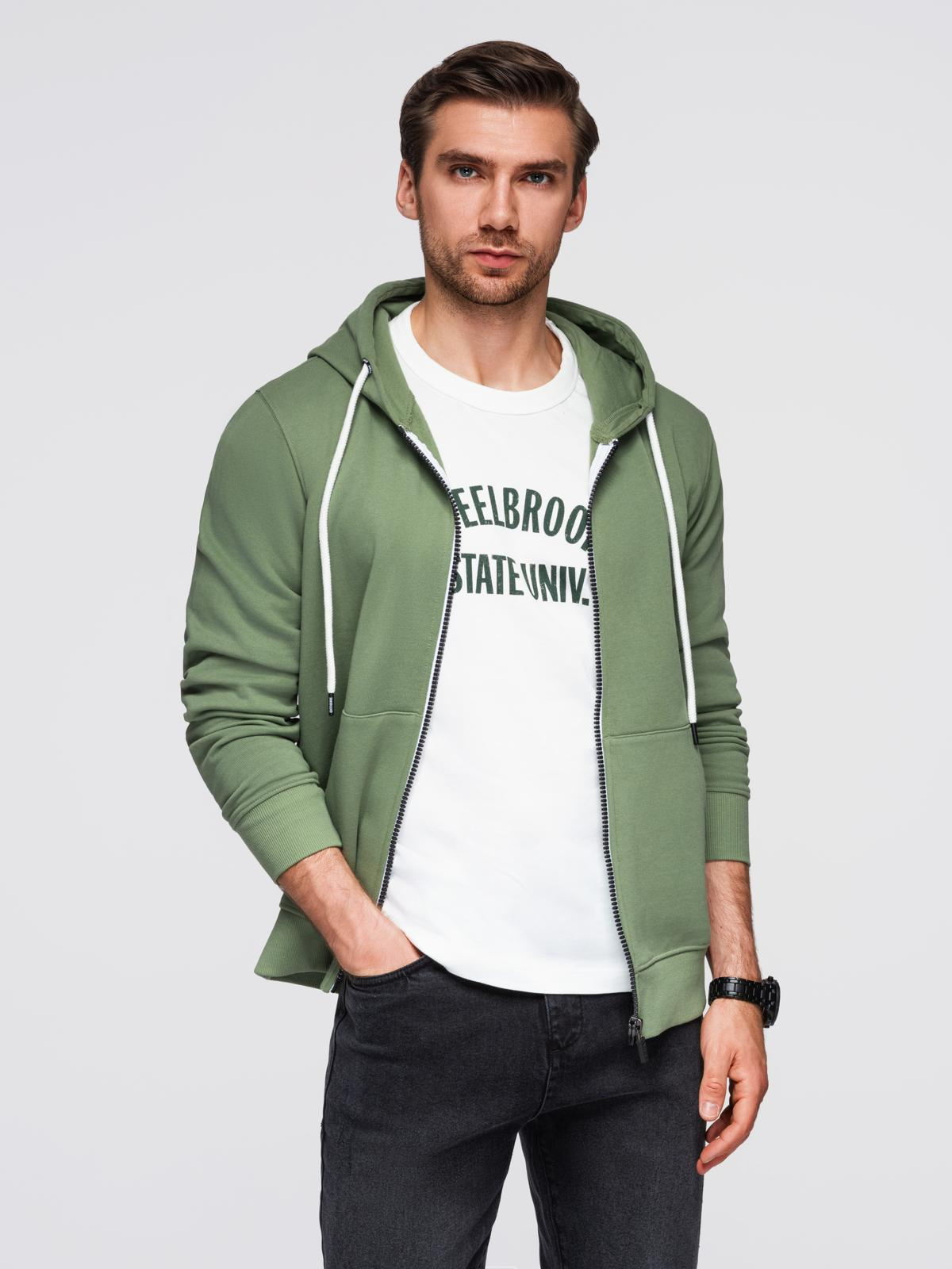 Ombre Clothing meeste lukuga kapuutsiga dressipluus - Image 19