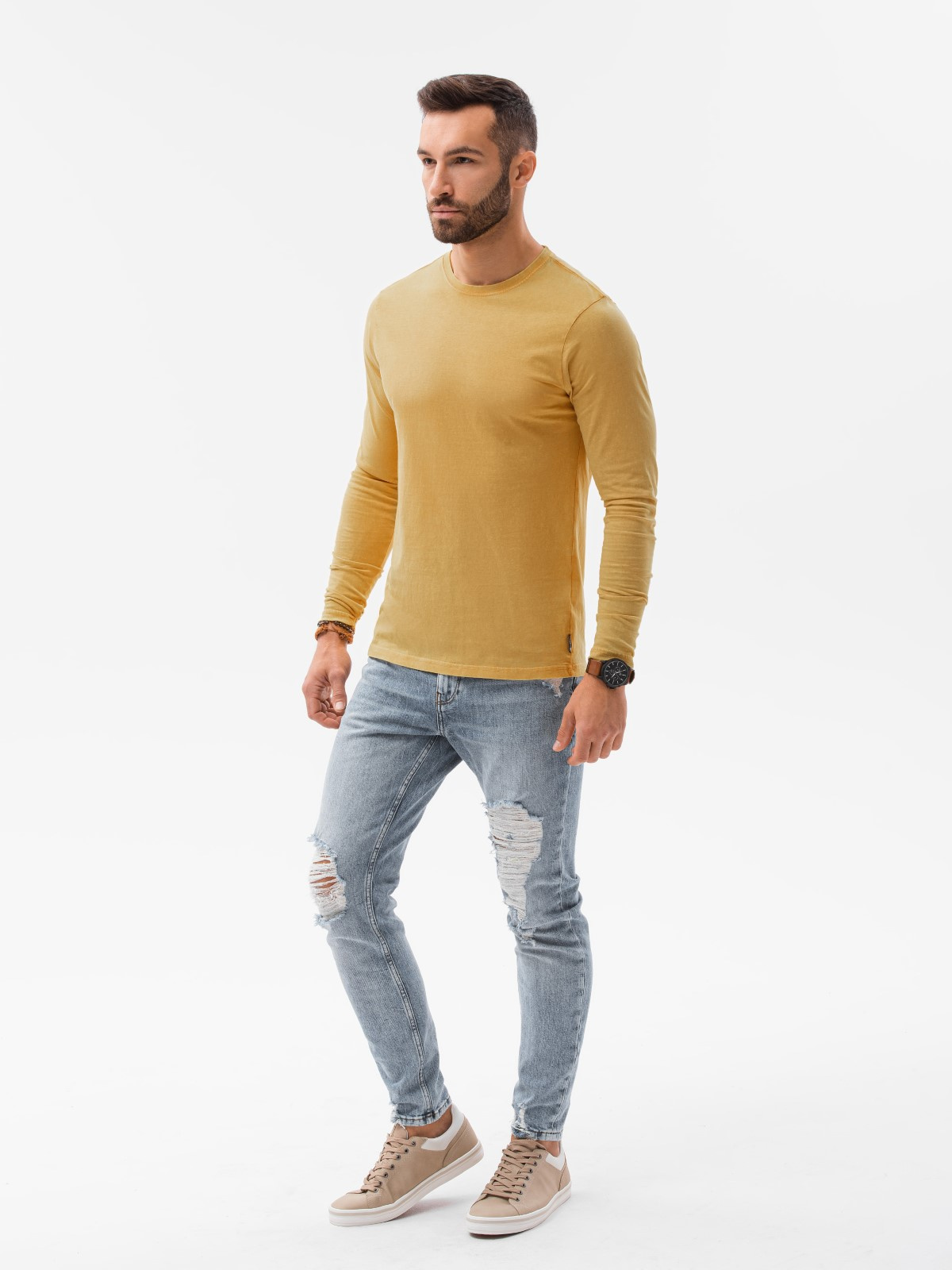 pikkade varrukatega särk l131 - punane - Image 3