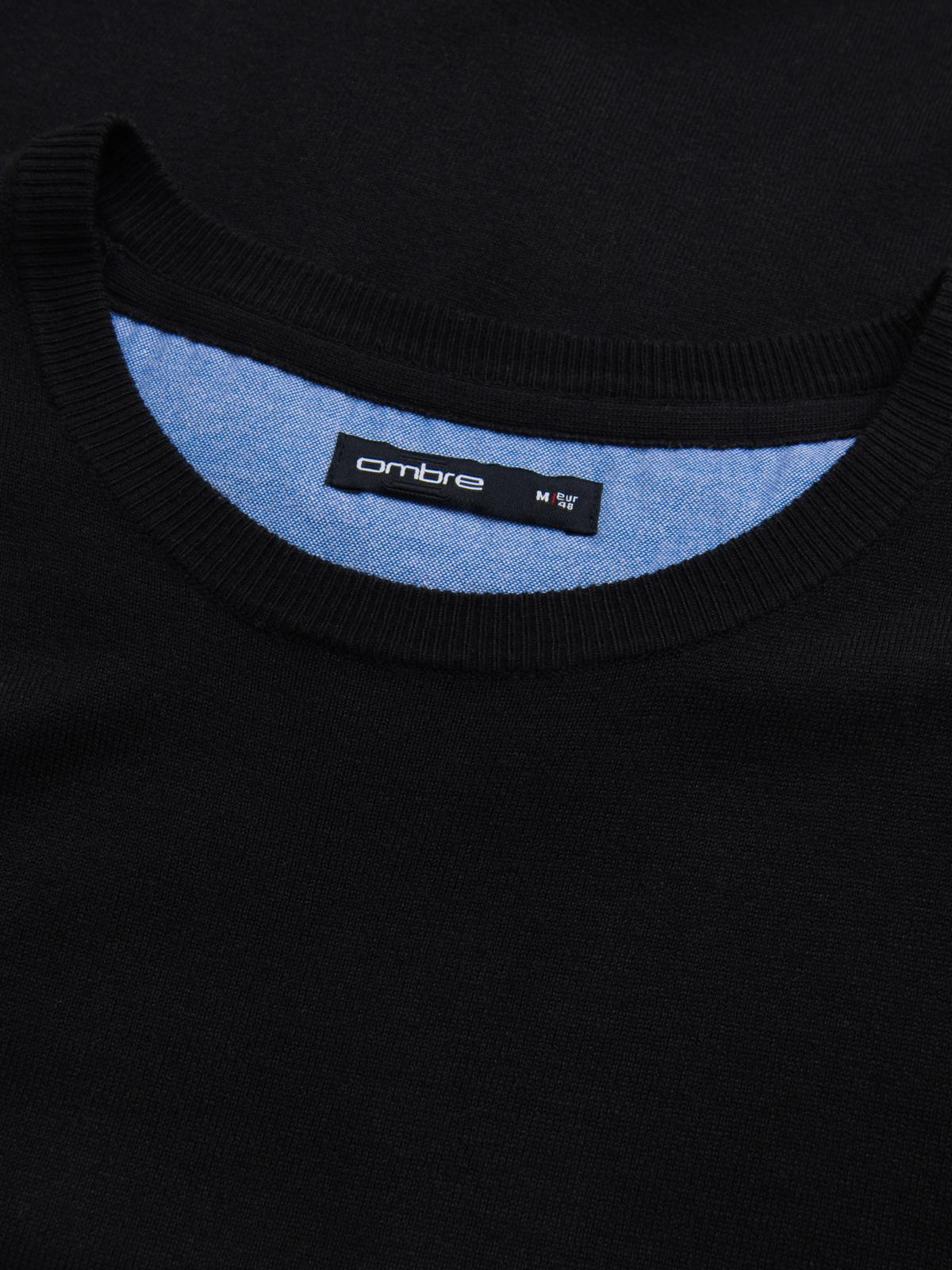 Ombre Clothing klassikaline ümara kaelusega meeste kampsun - Image 6