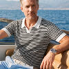 Ombre Clothing meeste kootud triibuline polosärk - Thumbnail Image 1