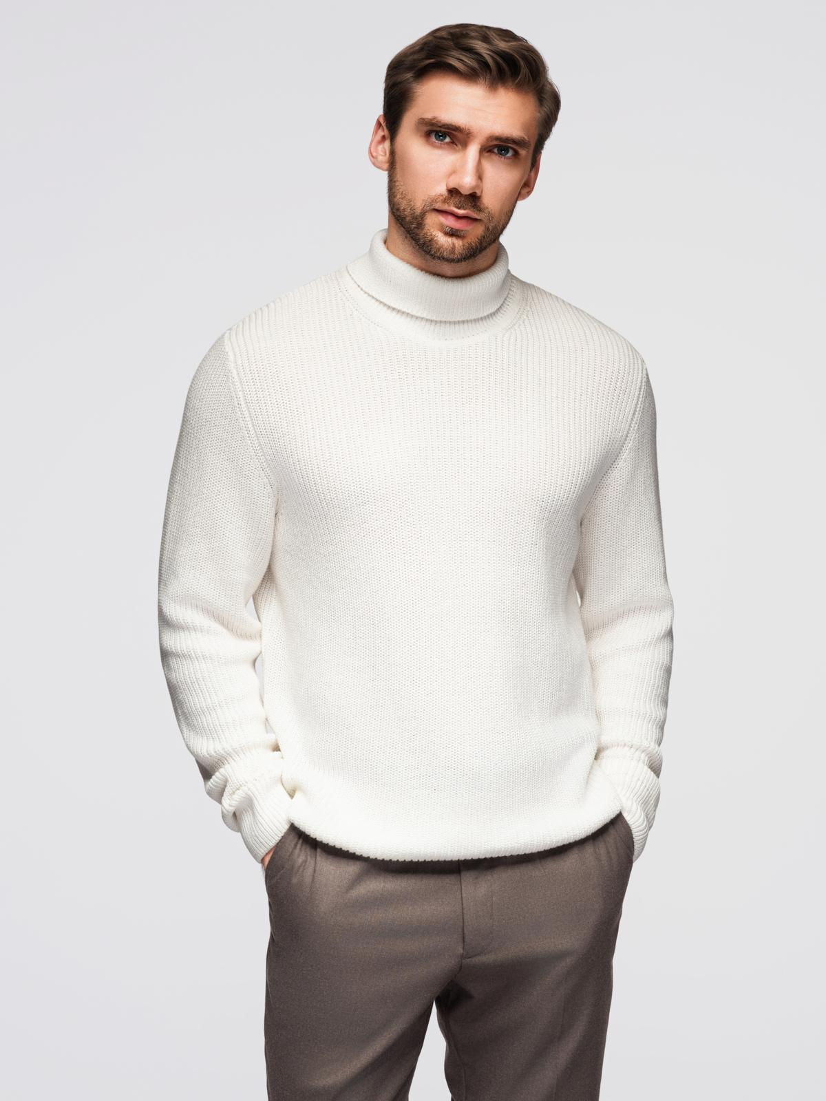 Ombre Clothing meeste kootud rullkaelusega kampsun - Image 2