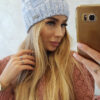 Naiste kootud talvemüts fliisvoodriga Kesi - Thumbnail Image 4