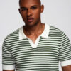 Ombre Clothing meeste kootud triibuline polosärk - Thumbnail Image 12