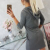 Kapuutsiga ja taskutega naiste kleit - Thumbnail Image 7