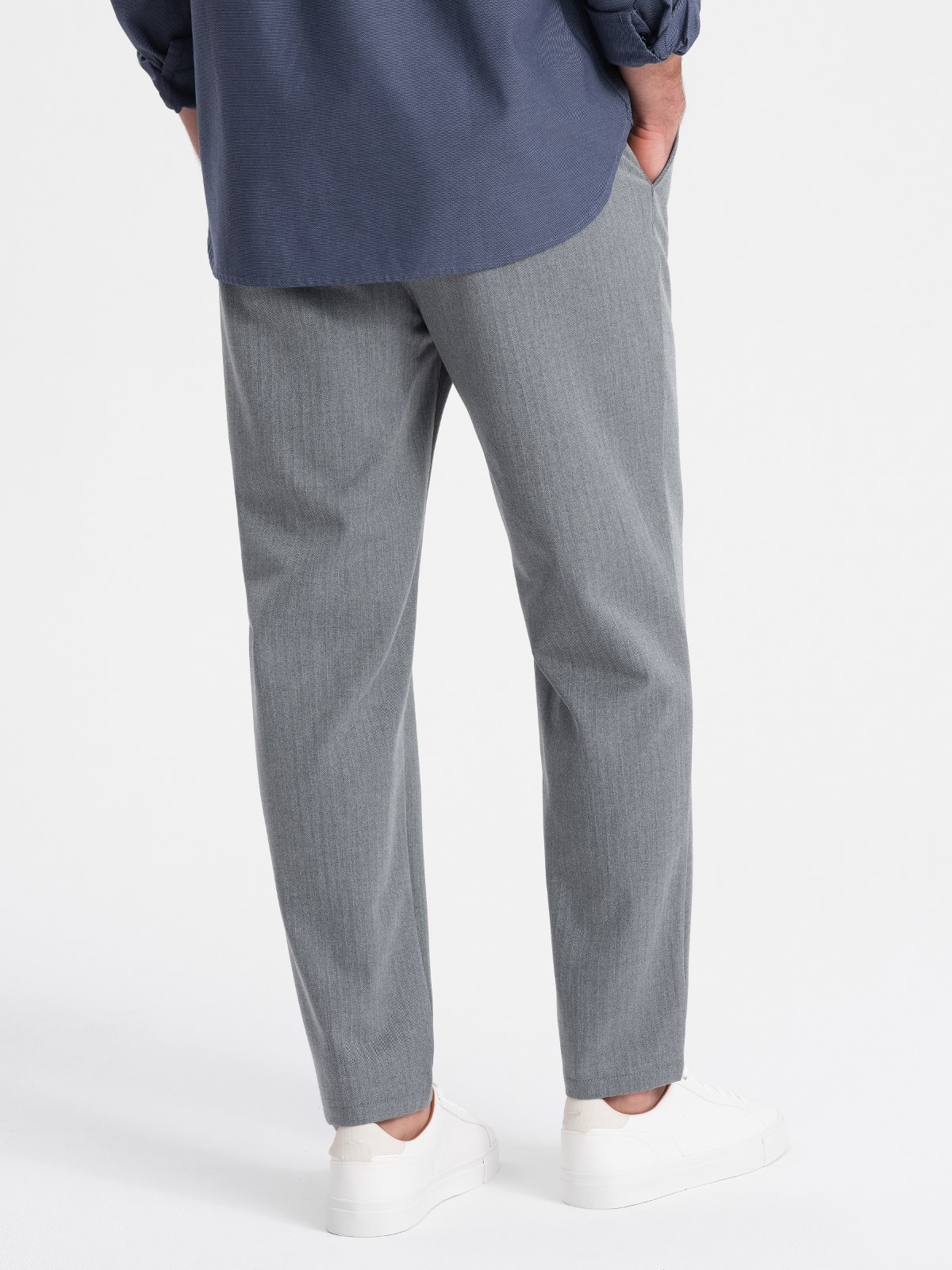 Meeste chino-püksid elastse vöökohaga Ombre Clothing - Image 8