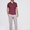 meeste polo t-särk - maroon v6 s1744 - Thumbnail Image 3