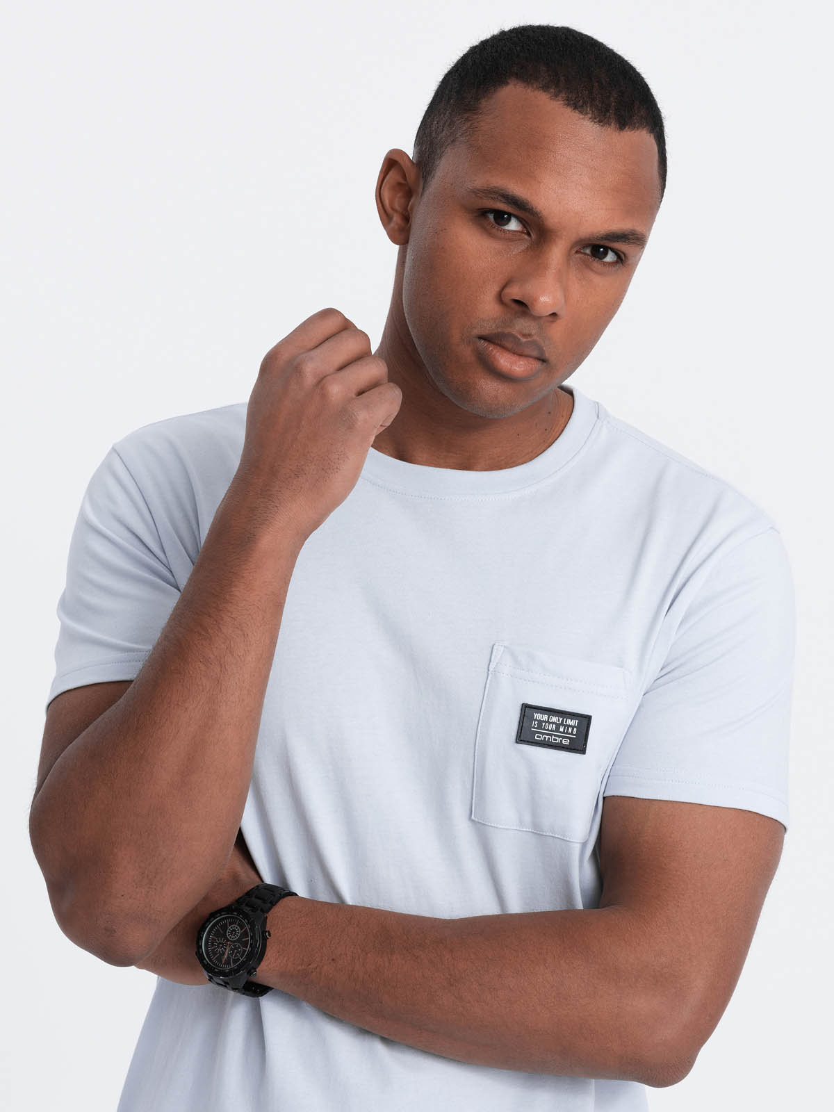 Meeste T-särk rinnataskuga Ombre Clothing - Image 36
