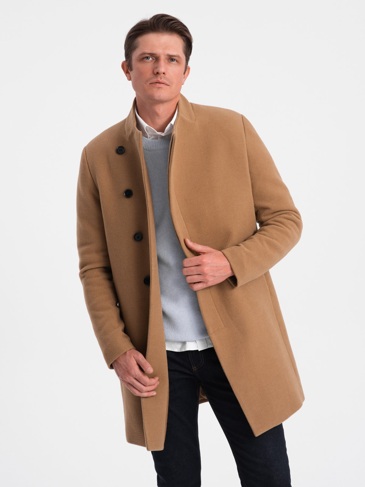 Ombre Clothing meeste püstkraega mantel - Image 1
