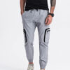 Meeste cargo-stiilis dressipüksid Ombre Clothing - Thumbnail Image 23