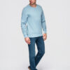 Meeste puuvillane dressipluus ümara kaelusega Ombre Clothing - Thumbnail Image 38