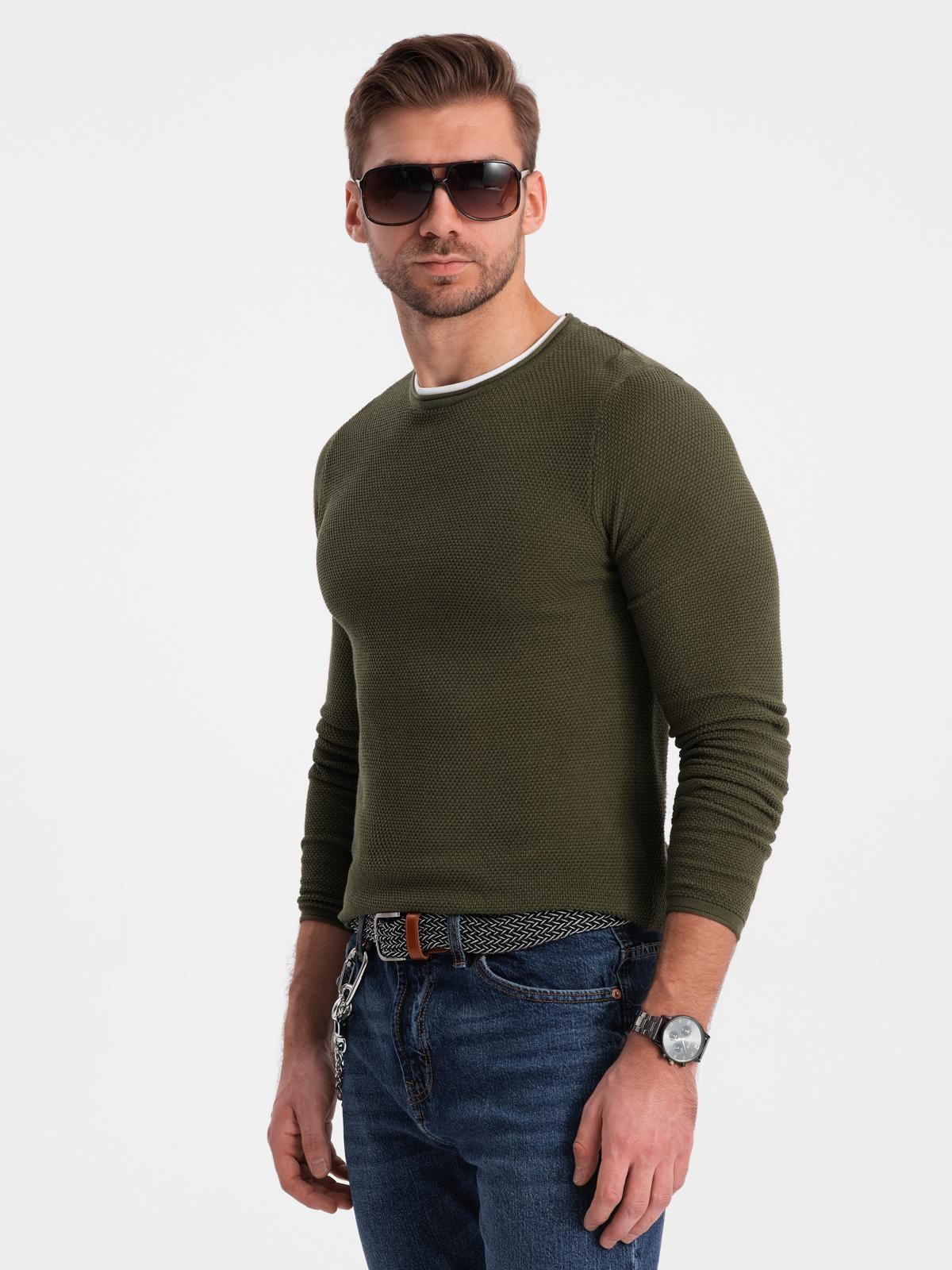 Meeste puuvillane ümara kaelusega kampsun Ombre Clothing - Image 17
