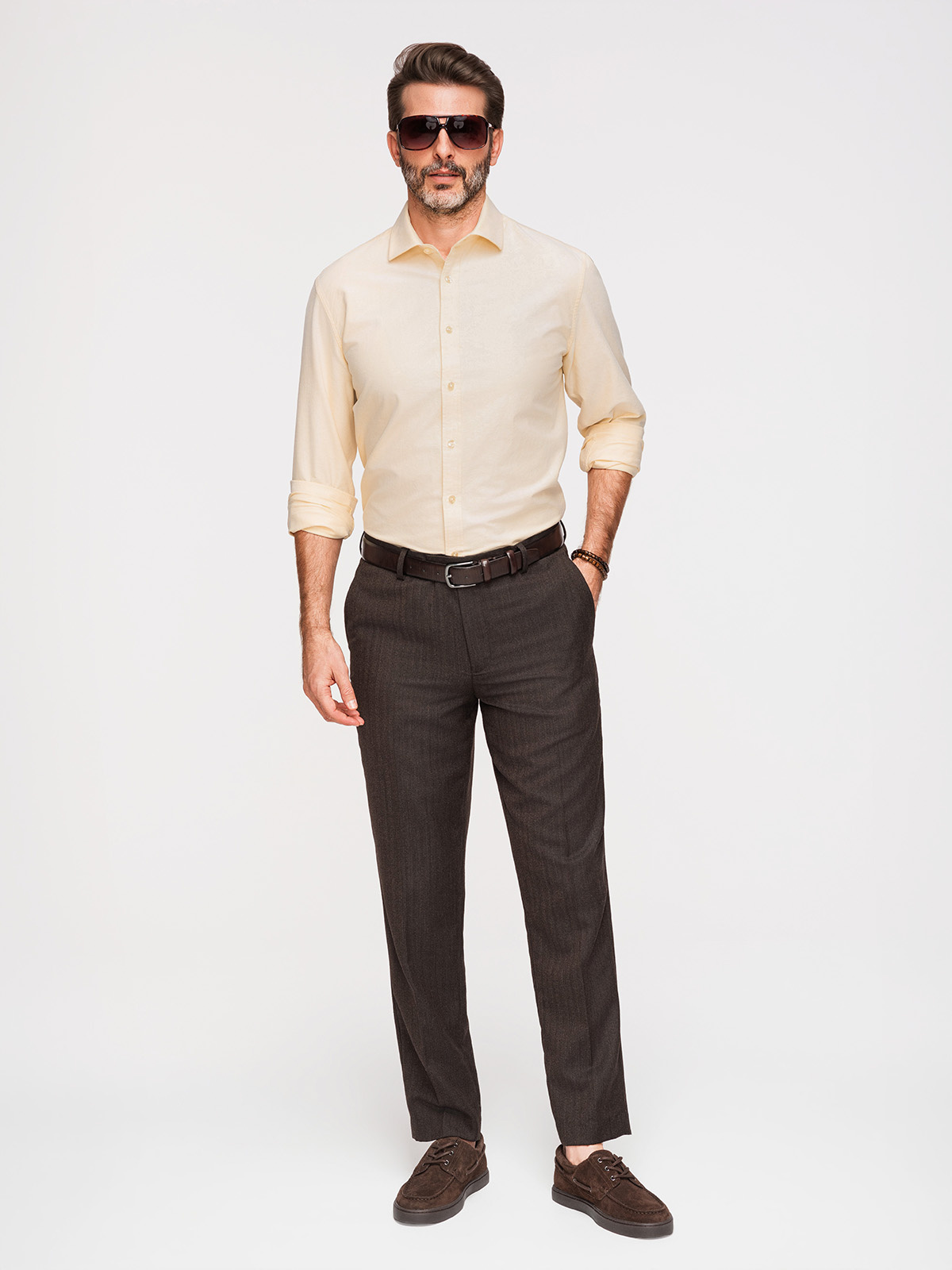 Meeste puuvillane oxford-särk Ombre Clothing - Image 13