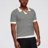 Ombre Clothing meeste kootud triibuline polosärk - Thumbnail Image 3