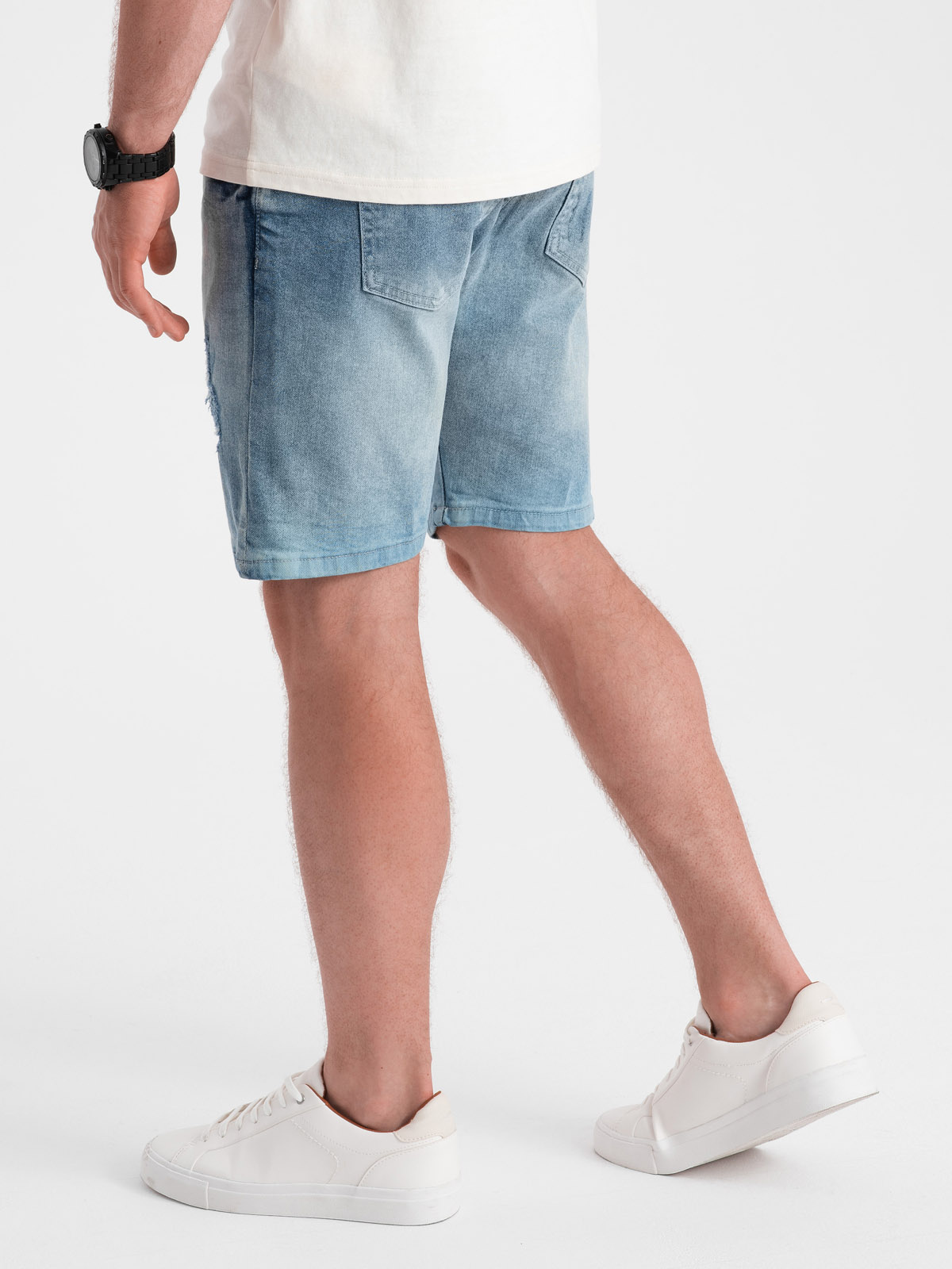 Meeste lühikesed teksapüksid Ombre Clothing - Image 5