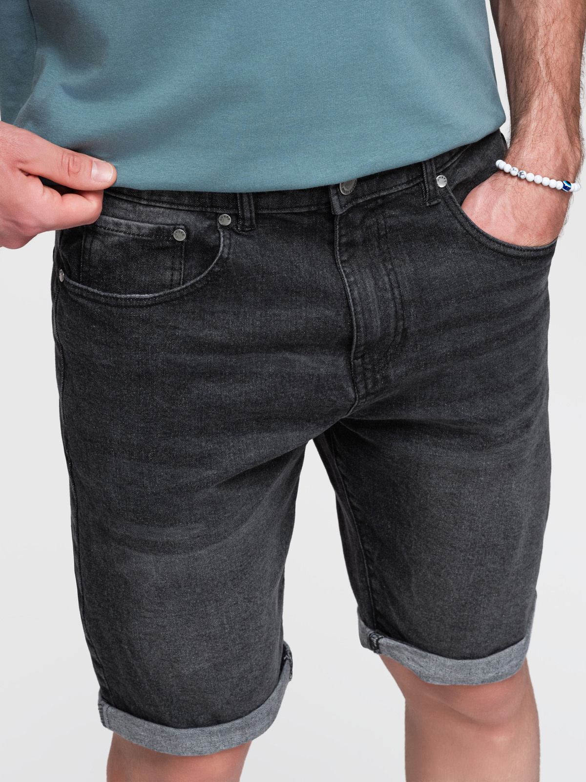 Ombre Clothing meeste teksapüksid lühikesed - Image 23
