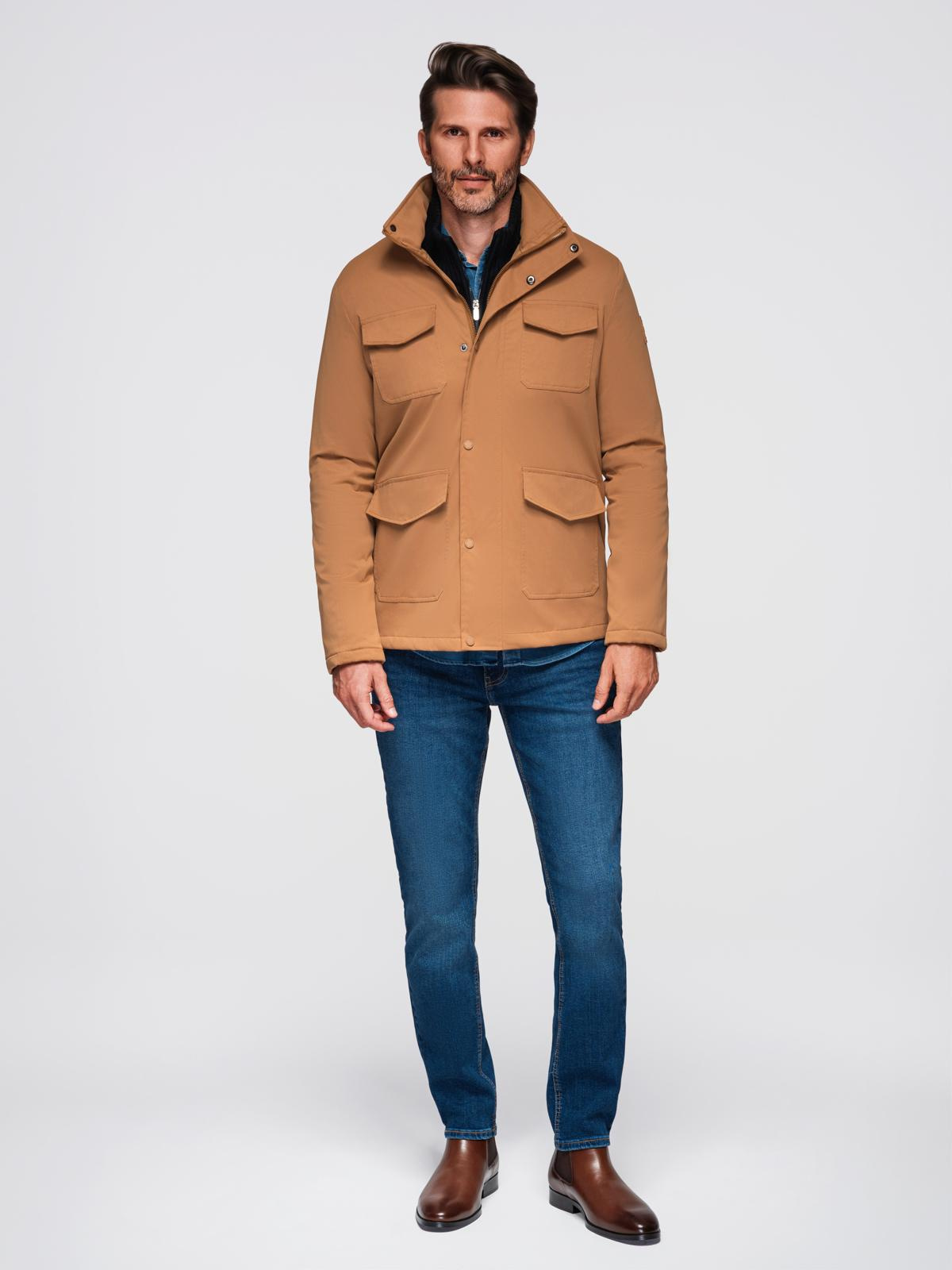 Meeste jope Ombre Clothing klapptaskutega - Image 4
