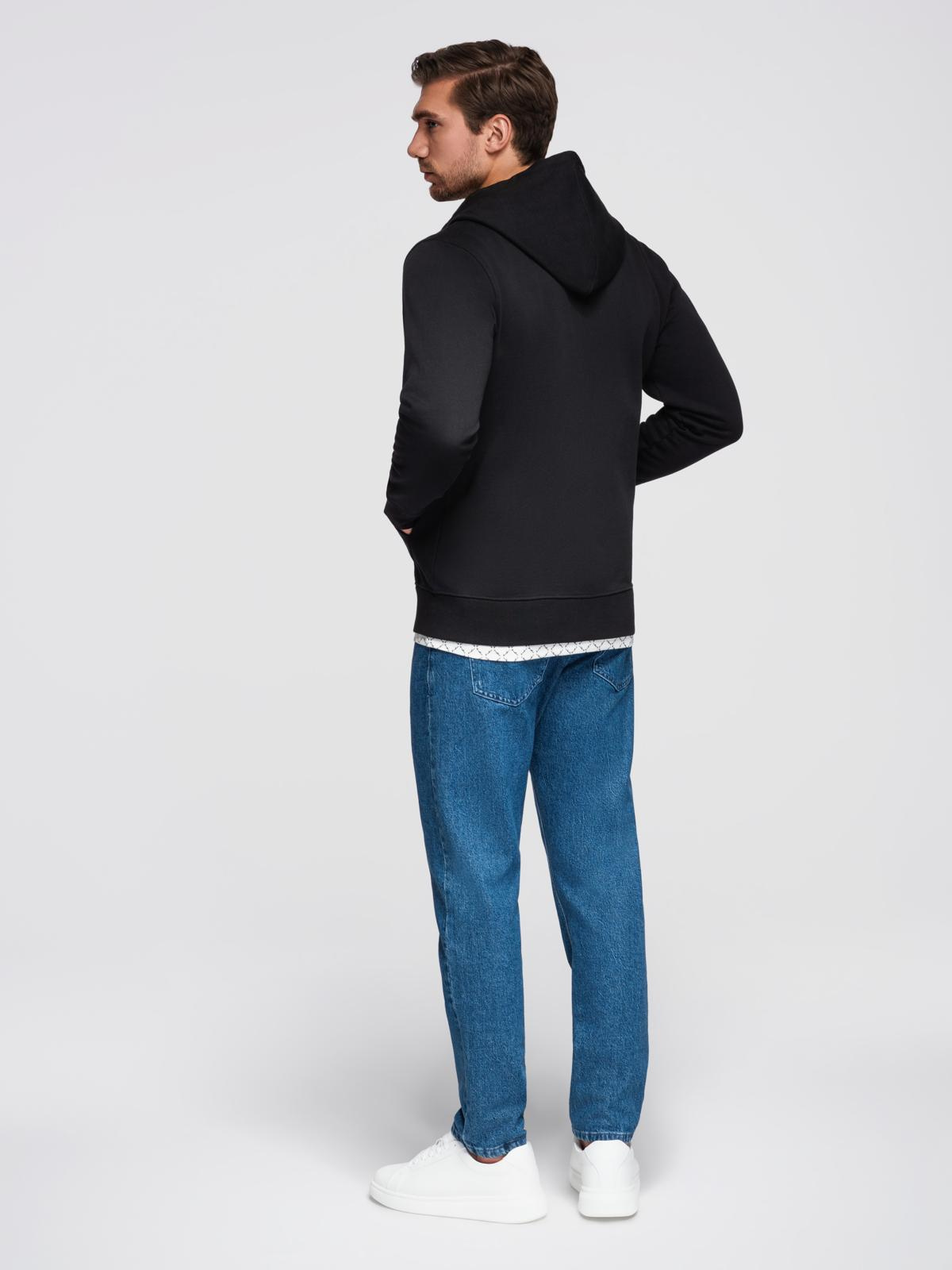 Ombre Clothing meeste lukuga kapuutsiga dressipluus - Image 30
