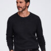 Meeste kampsun Ombre Clothing tekstuursest puuvillatrikotaažist - Thumbnail Image 8