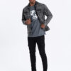 Ombre Clothing meeste puuvillane teksajakk - Thumbnail Image 4