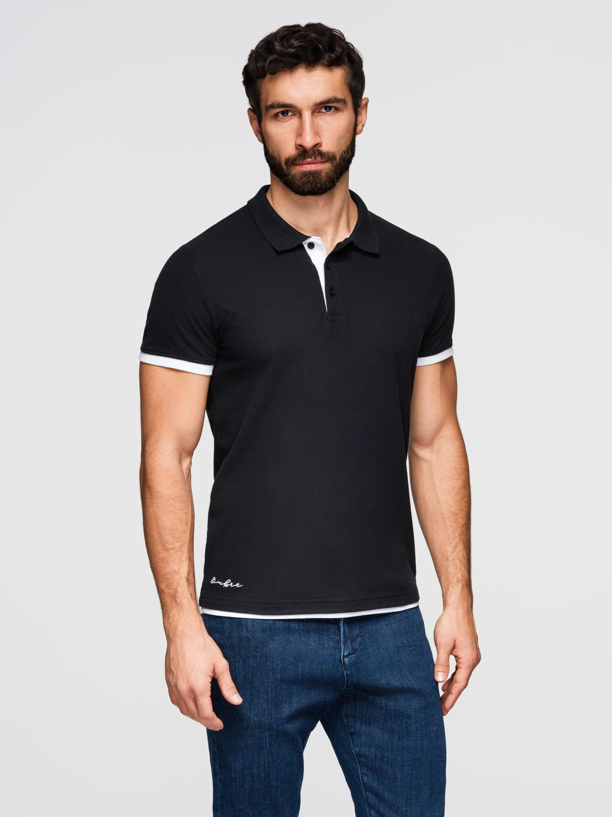 Meeste puuvillane polosärk Ombre Clothing - Image 94