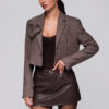 naiste bleiser - pruun - Thumbnail Image 3