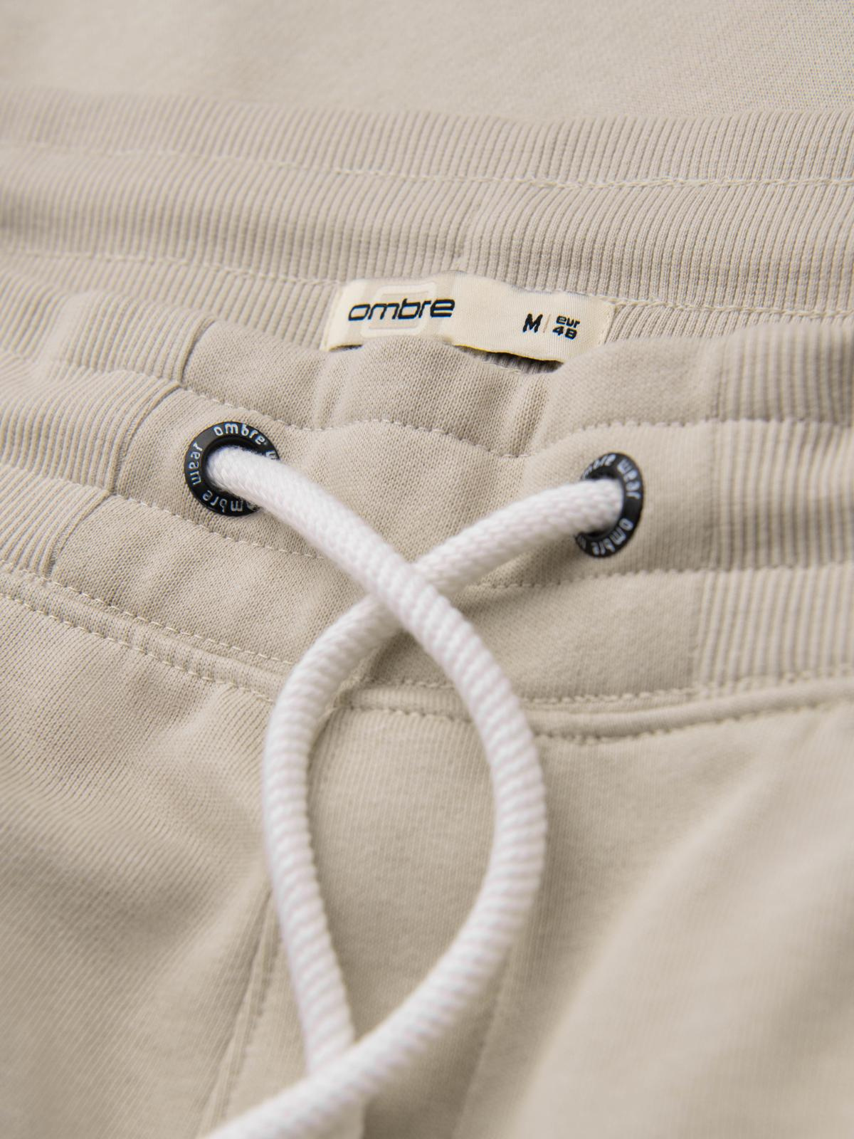 Ombre Clothing meeste puuvillased sirge lõikega dressipüksid - Image 8