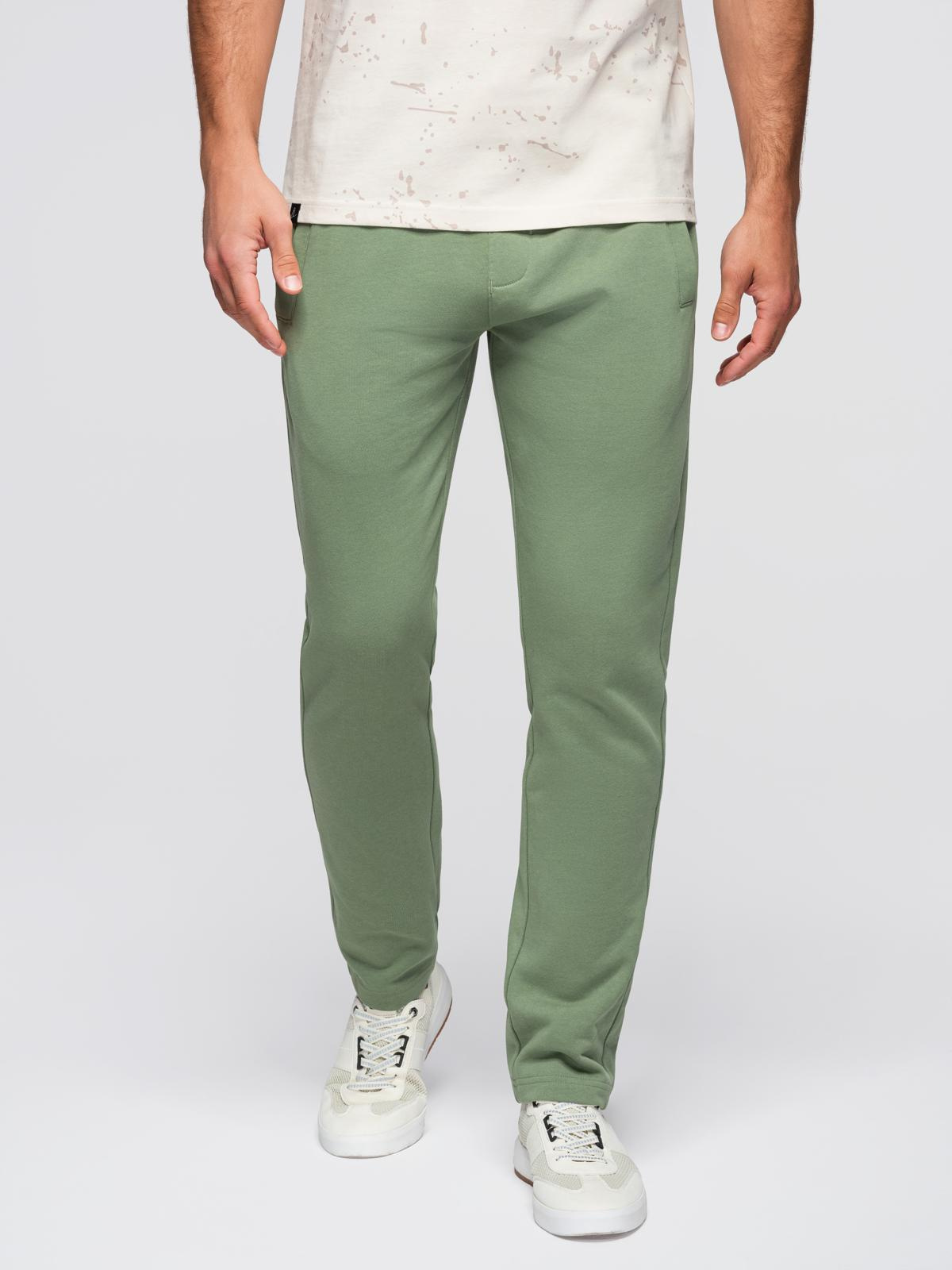 Ombre Clothing meeste puuvillased sirge lõikega dressipüksid - Image 25