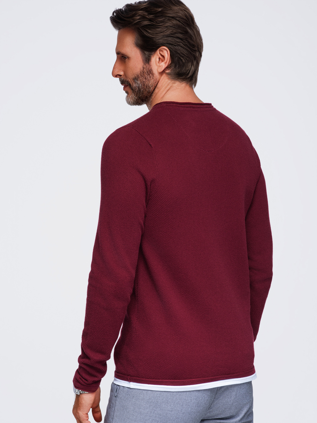 Meeste puuvillane ümara kaelusega kampsun Ombre Clothing - Image 25