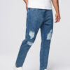 Meeste teksapüksid Ombre Clothing rebitud detailidega - Thumbnail Image 15