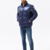 Ombre Clothing meeste tepitud talvejope kapuutsiga - Thumbnail Image 3