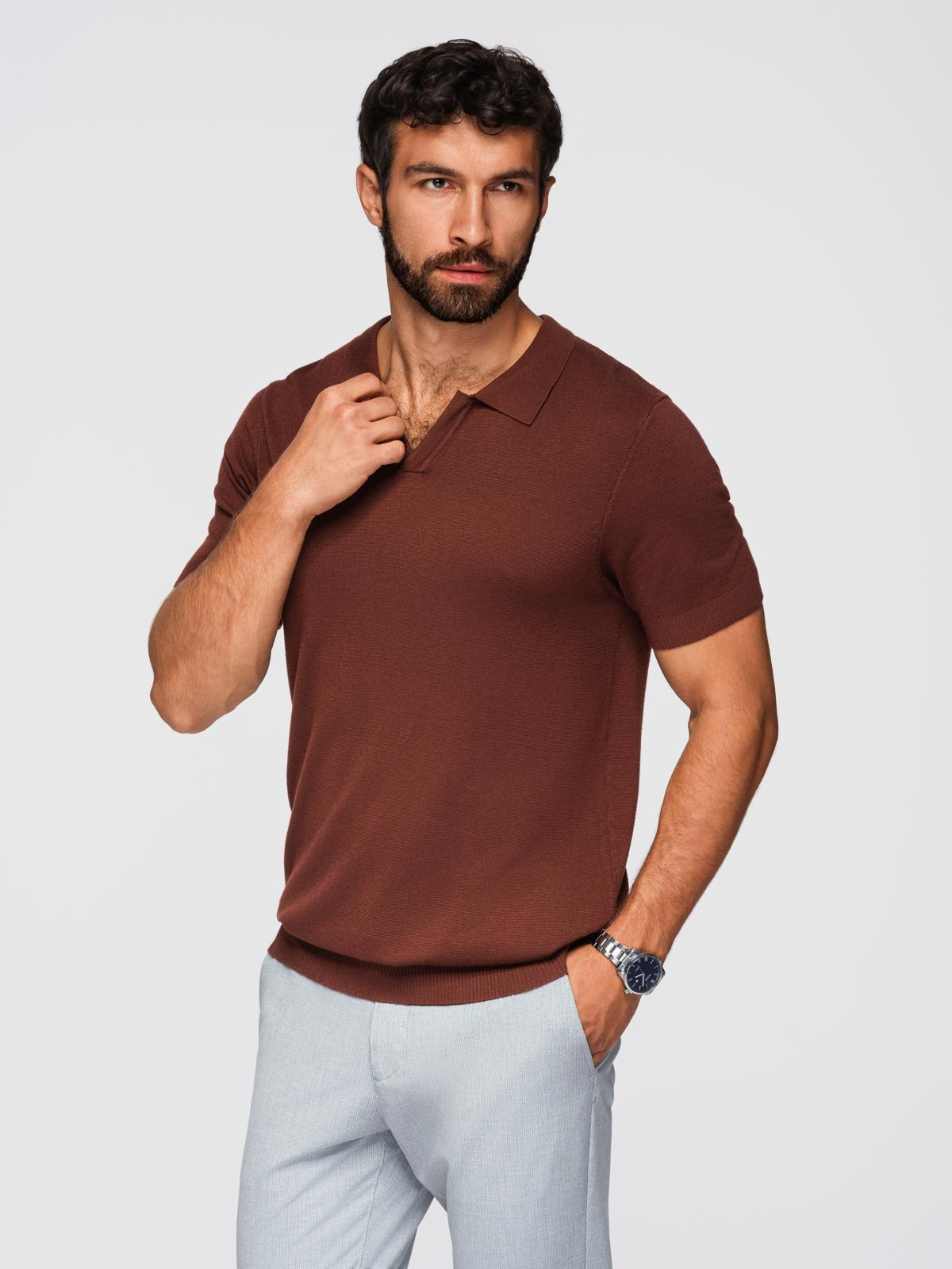 Meeste kootud polosärk Ombre Clothing - Image 19