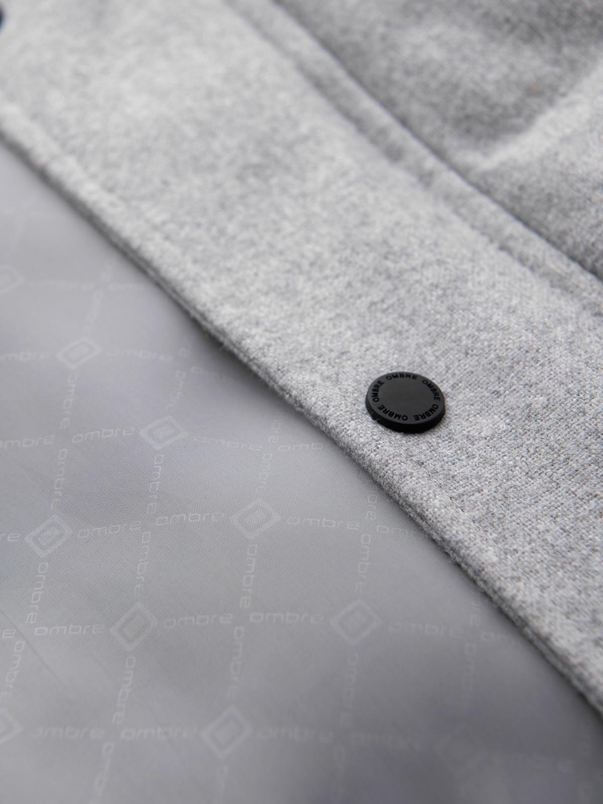 Meeste tepitud kapuutsiga jope Ombre Clothing - Image 7