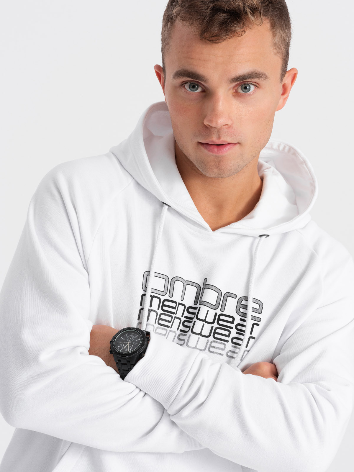 Ombre Clothing meeste kapuutsiga dressipluus taskuga - Image 3