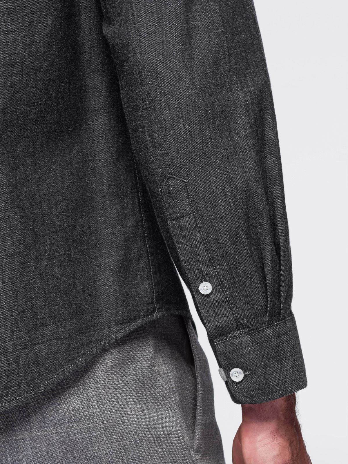Ombre Clothing meeste pikkade käistega puuvillane triiksärk - Image 16