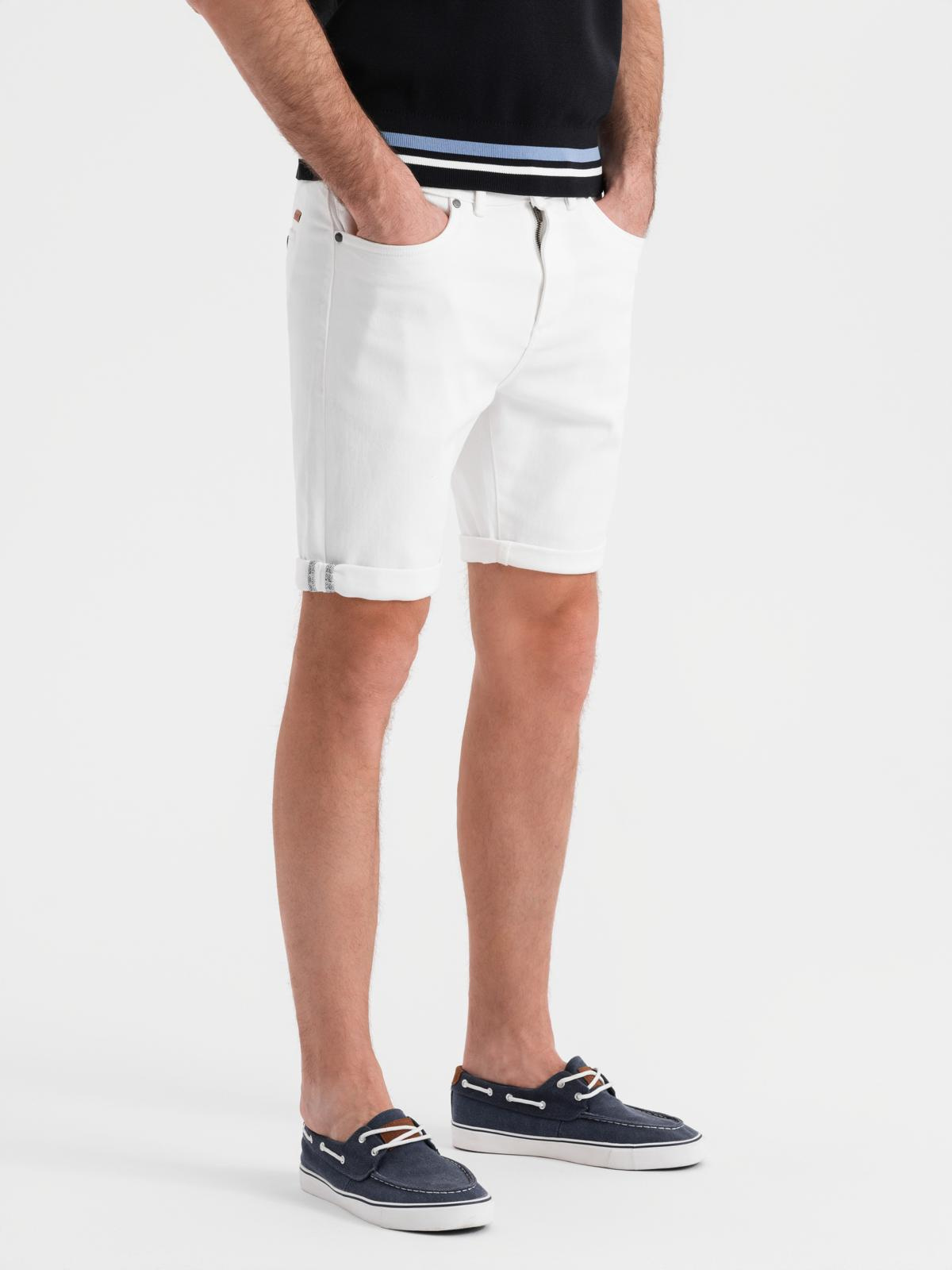 Ombre Clothing meeste lühikesed teksapüksid - Image 5