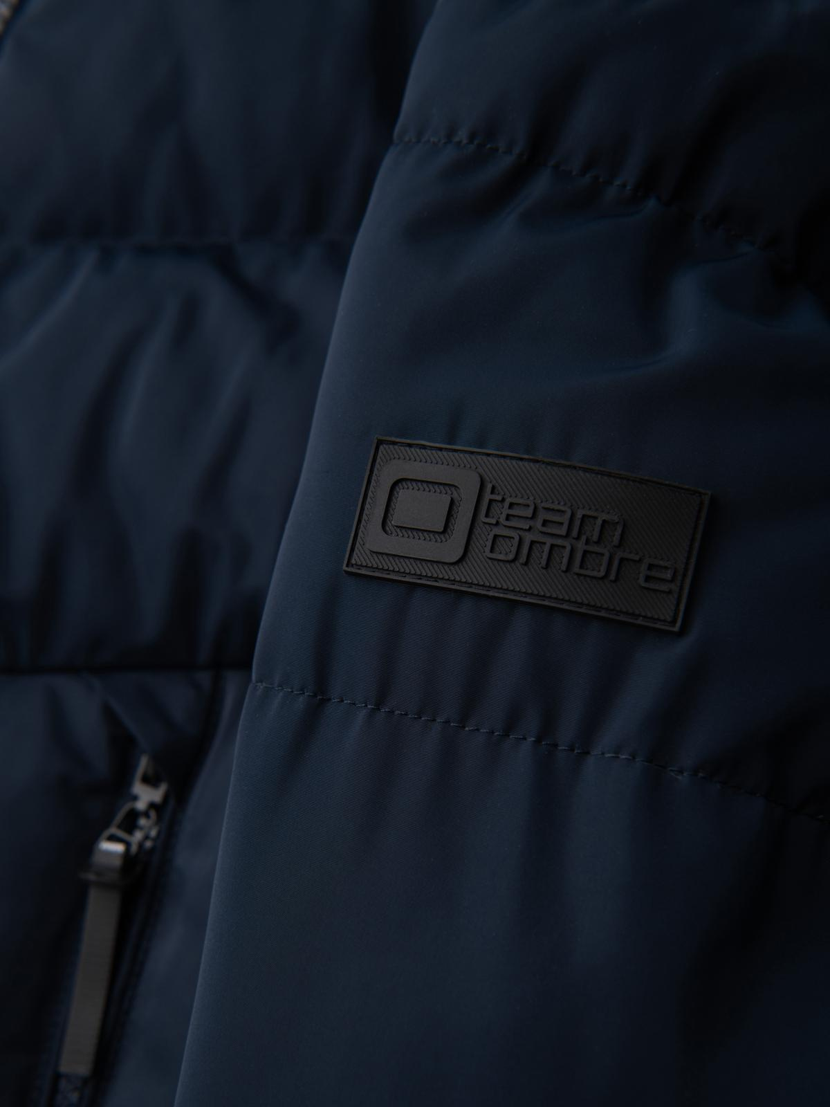 Ombre Clothing meeste tepitud kapuutsiga talvejakk - Image 8