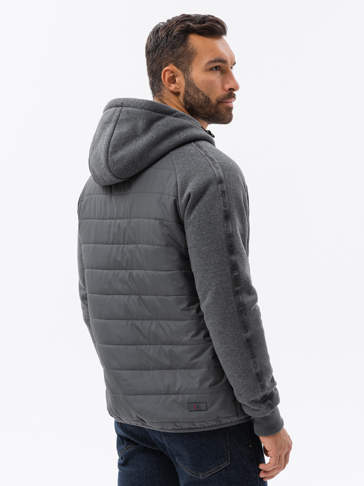 Ombre Clothing meeste kapuutsiga hübriidjope - Image 12