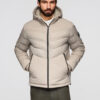 Meeste tepitud jope Ombre Clothing kapuutsiga - Thumbnail Image 3