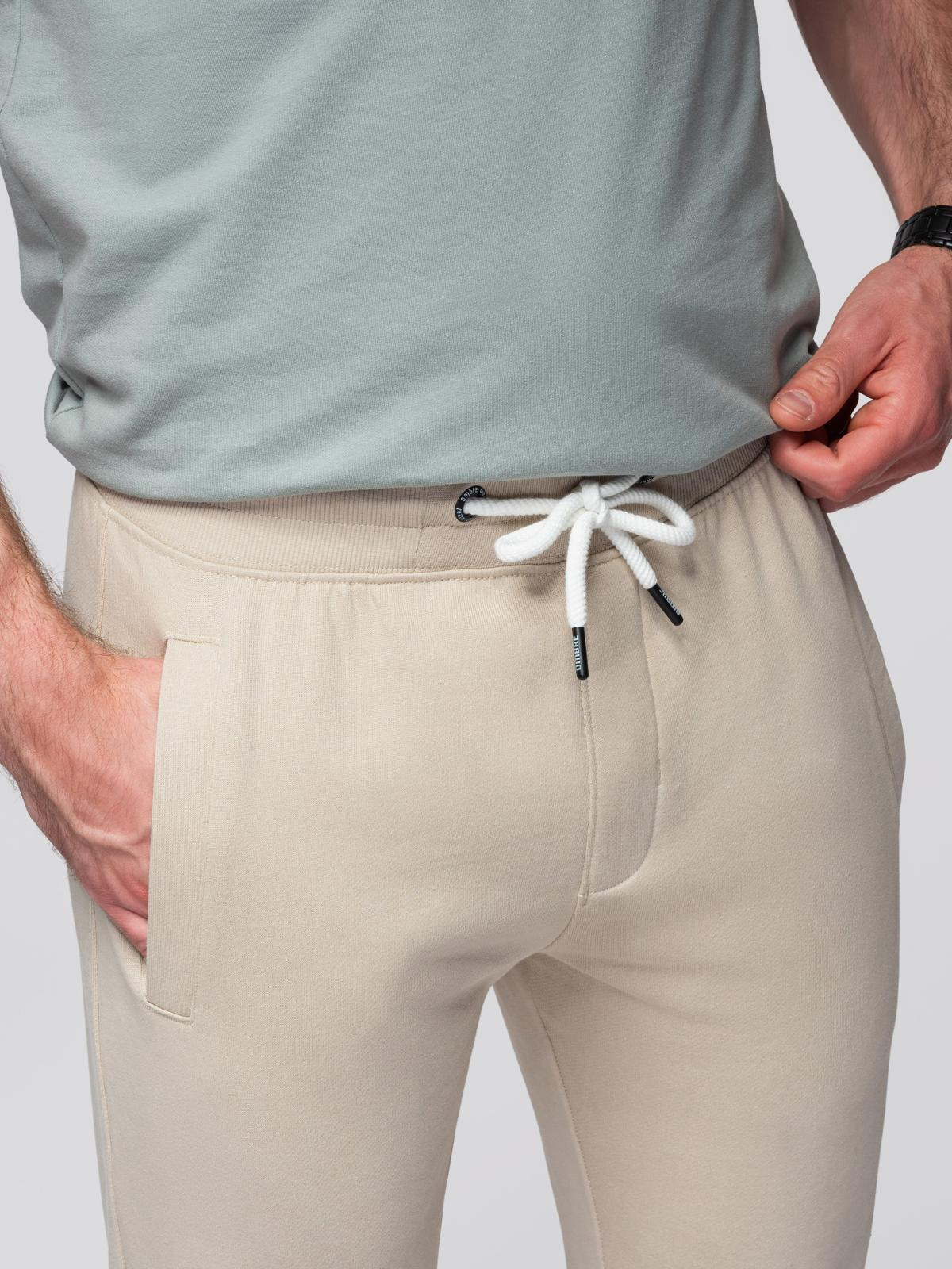 Ombre Clothing meeste puuvillased sirge lõikega dressipüksid - Image 2