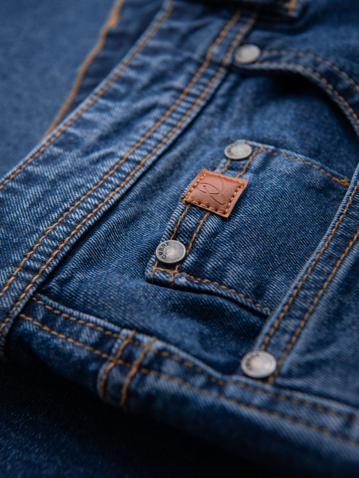 Ombre Clothing meeste lühikesed teksapüksid - Image 29