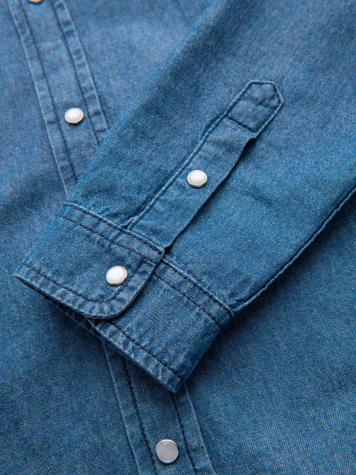 Ombre Clothing meeste teksasärk rinnataskutega - Image 19