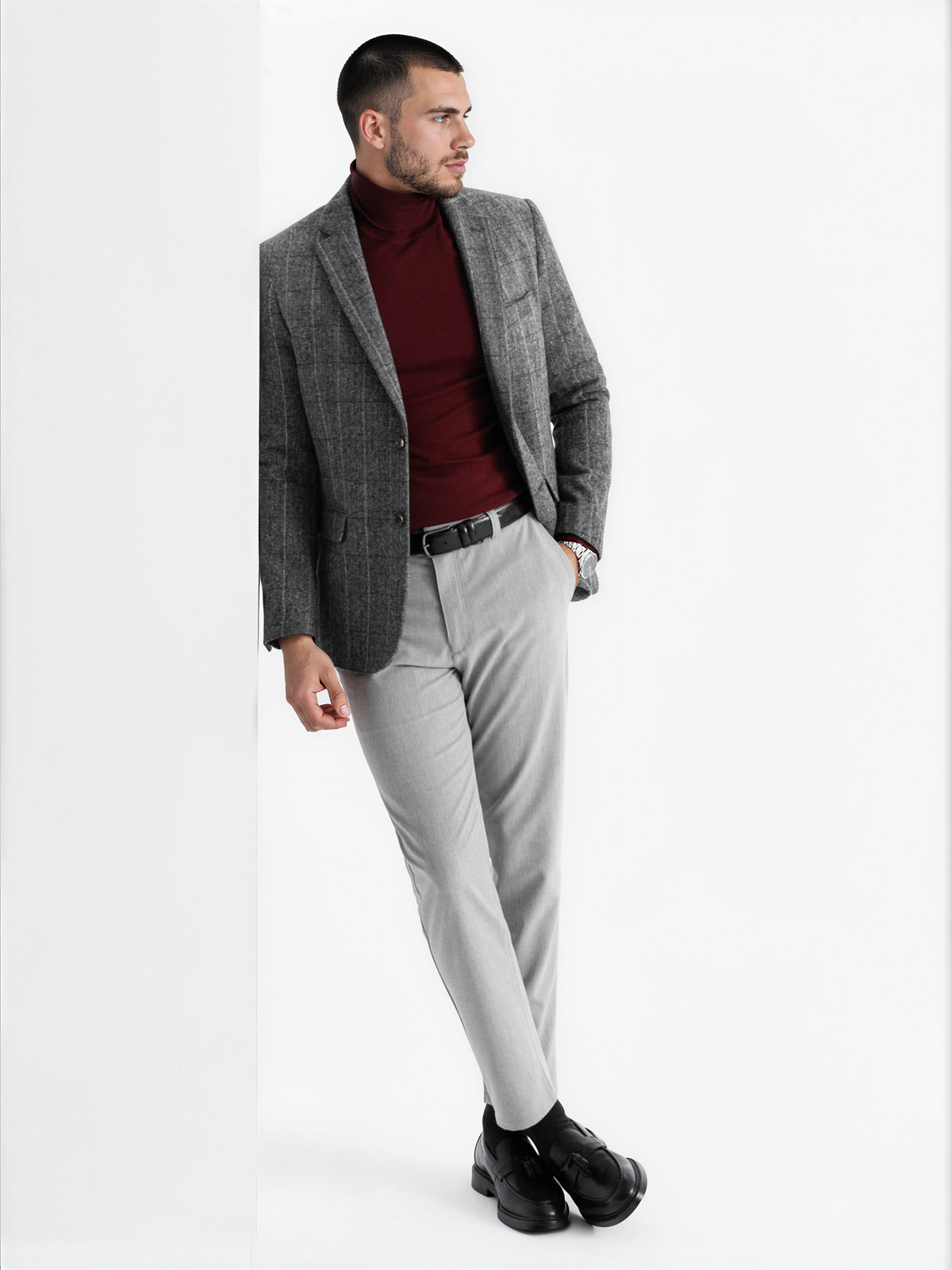 Meeste villasegune pintsak Ombre Clothing - Image 14