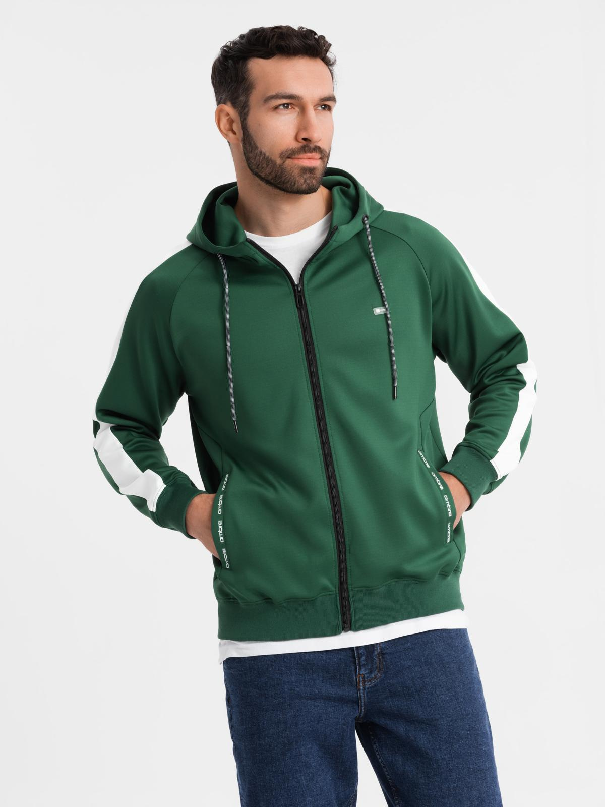 Ombre Clothing meeste lukuga pusa püstkrae ja triipudega - Image 50