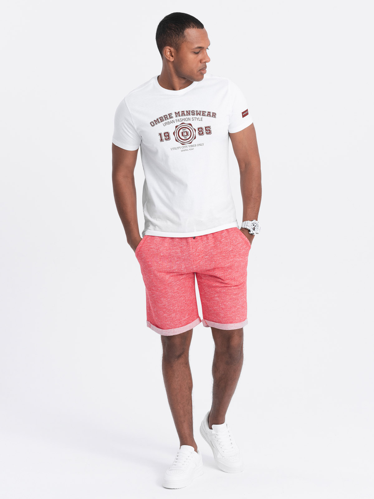 Ombre Clothing meeste puuvillased dressipüksid - Image 10