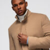 Meeste mantel püstkrae ja peidetud nööpkinnitusega Ombre Clothing - Thumbnail Image 24