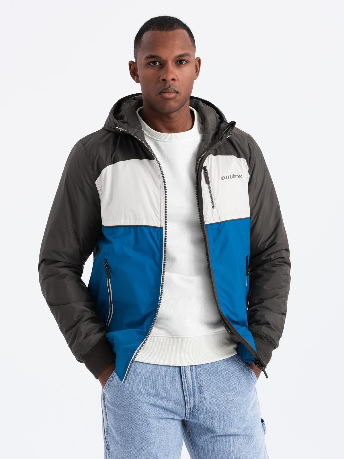 Ombre Clothing meeste kapuutsiga üleminekujope - Image 12